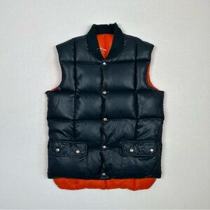 1980s Reversible Swan Puffer Vest